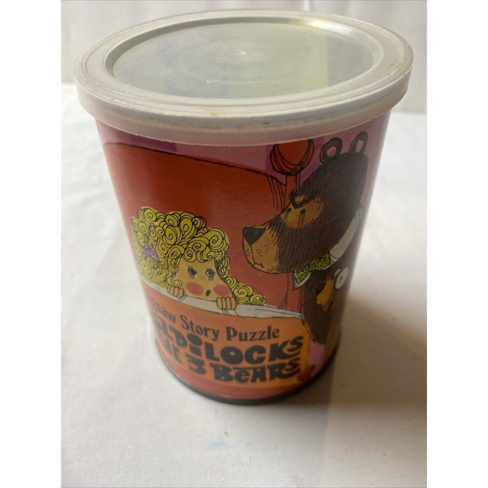 Vintage Jigsaw Story Puzzle Goldilocks & the 3 Bears Fairytale 1968